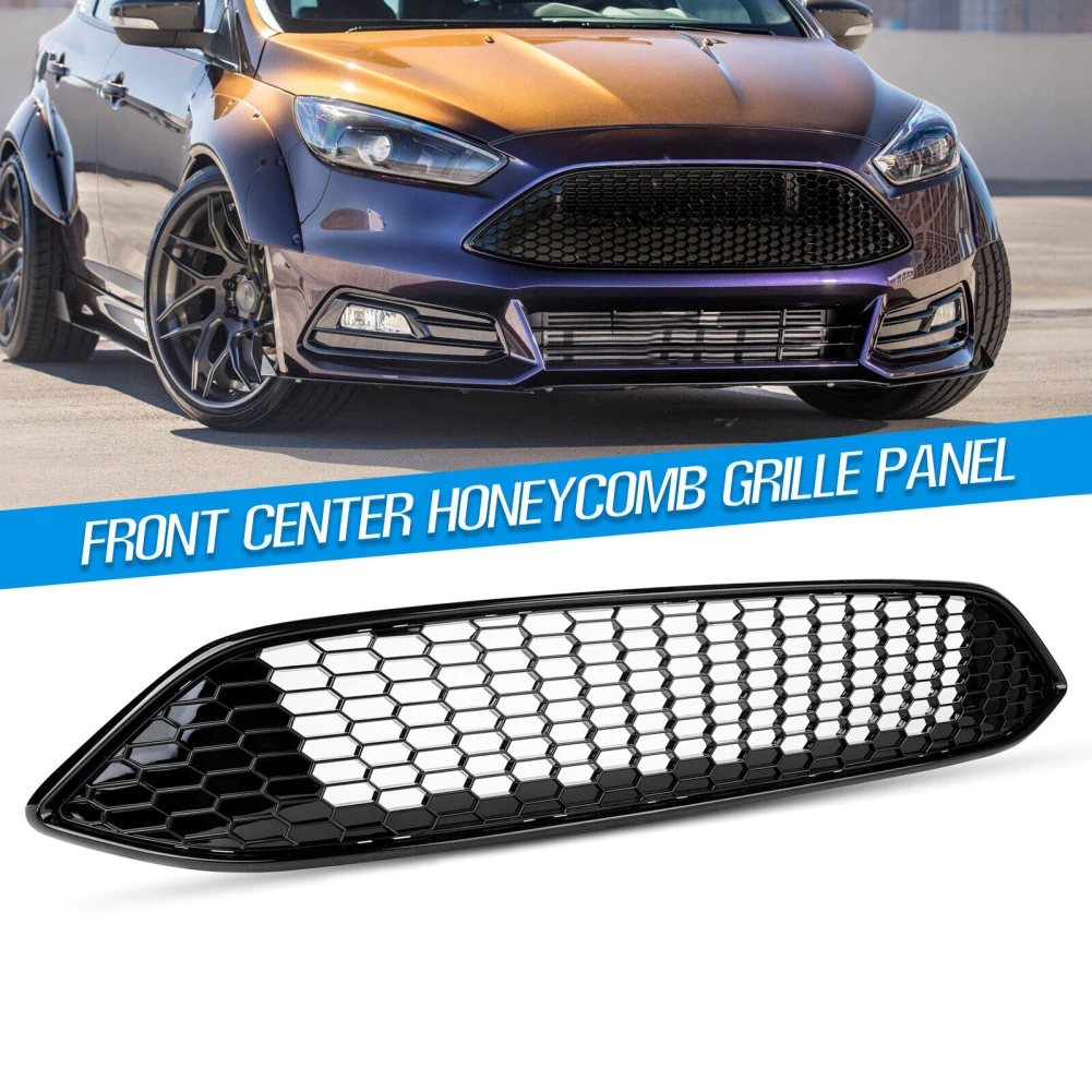 

Car Front Bumper Grille Centre Styling Upper Grille Compatible For Focus Zetec S Titanium X Ecoboost 1EB-8200-AB 1875314