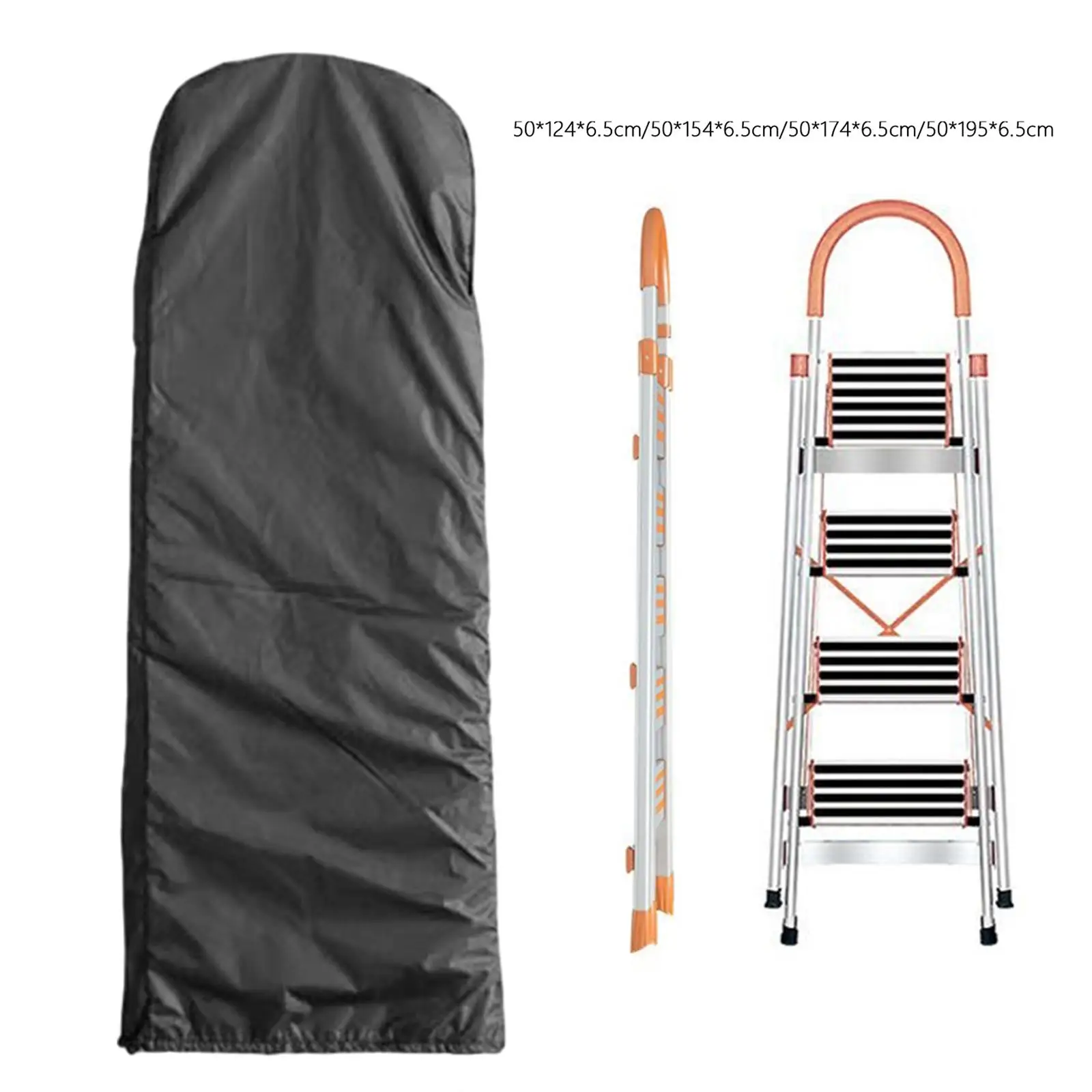 Ladder Protective Cover Portable with Drawstring Folding Weatherproof Ladder