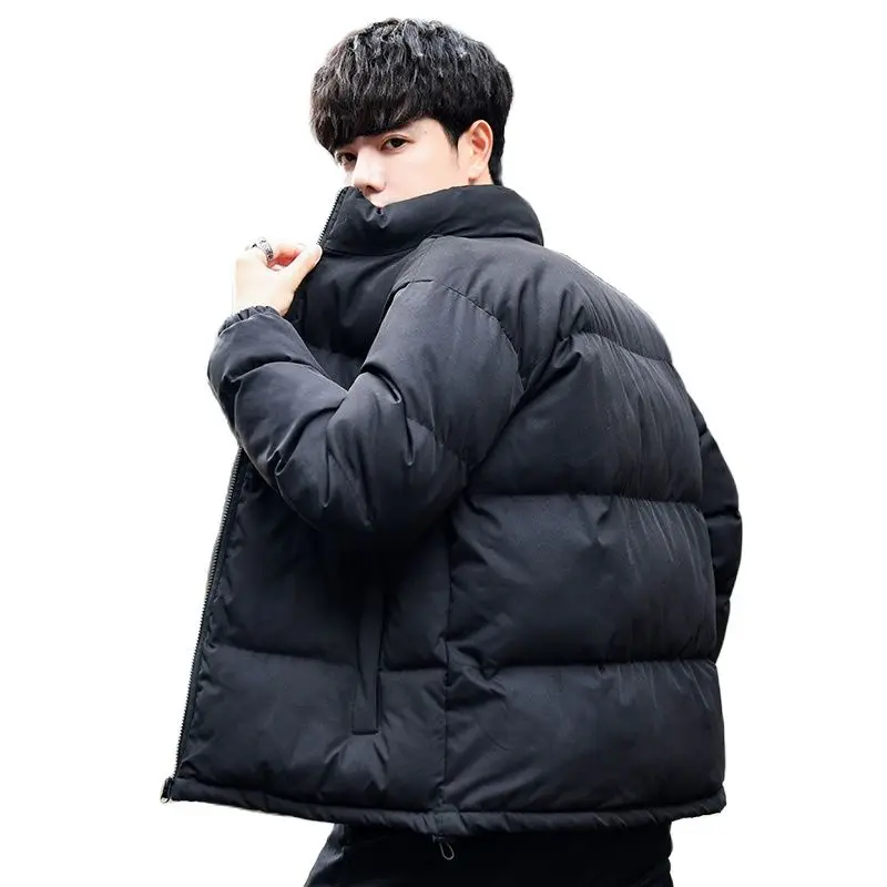 Winter Warm Jacket Men‘s Parka Solid Thicken Streetwear Windproof Coat New Fashion Male Loose Collar Jackets Women Coat 5XL