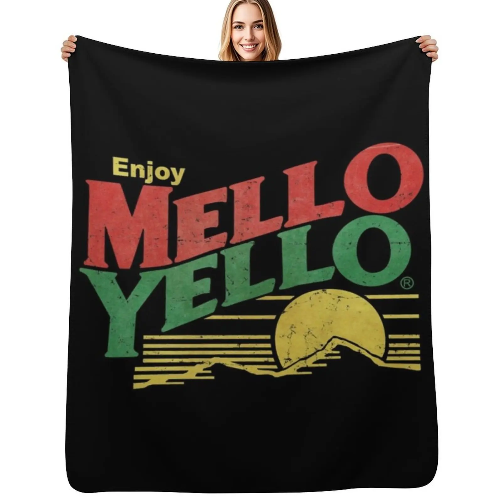 

Mello Yello Essential . Throw Blanket Camping for sofa Vintage anime Blankets