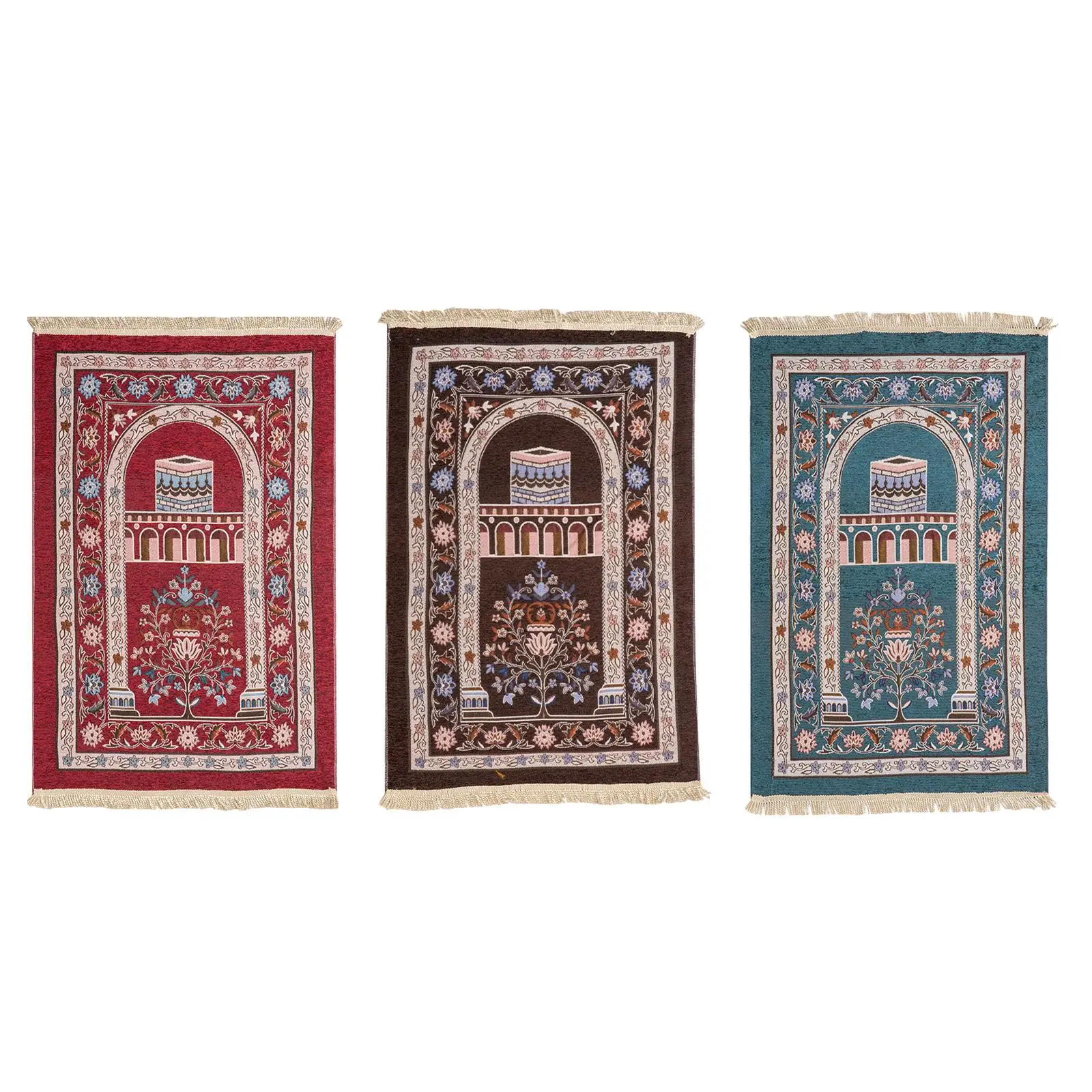 Muslim Prayer Rug Prayer Carpet Mat Prayer Mat for Women Men Temple Travel