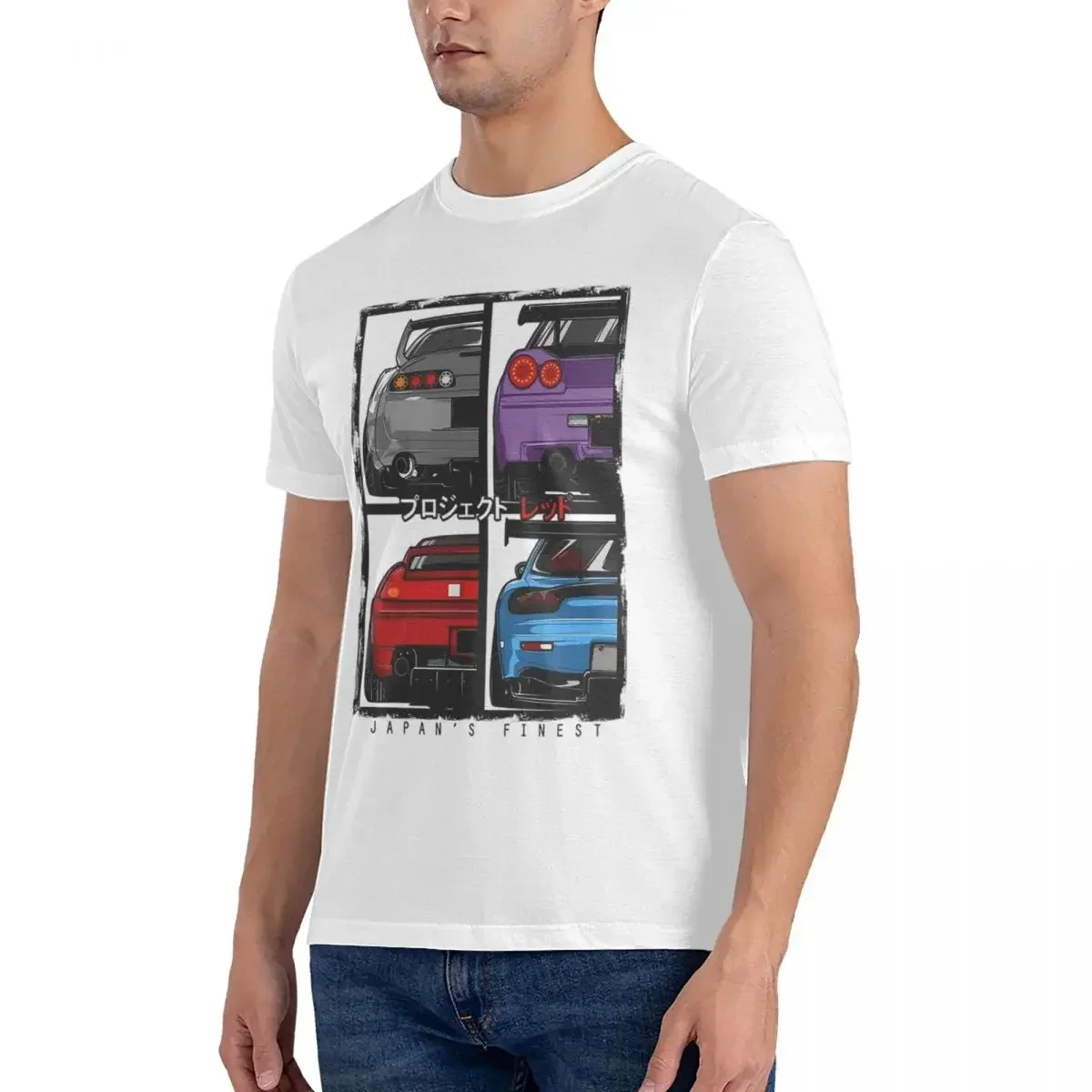 100% Cotton Japans Finest R34 NSX FD3S RX7 T-shirt Unisex Classic Oversized T Shirt Men O-Neck Summer Shirts Tops S-6XL