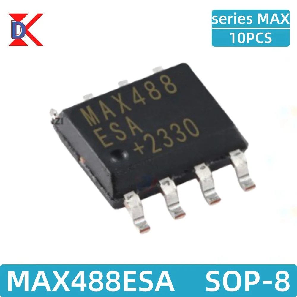 Transceiver and Interface Driver Series Chips 10pcs MAX813LCSA MAX705CSA MAX3082ESA MAX488ESA MAX487ESA SOP-8