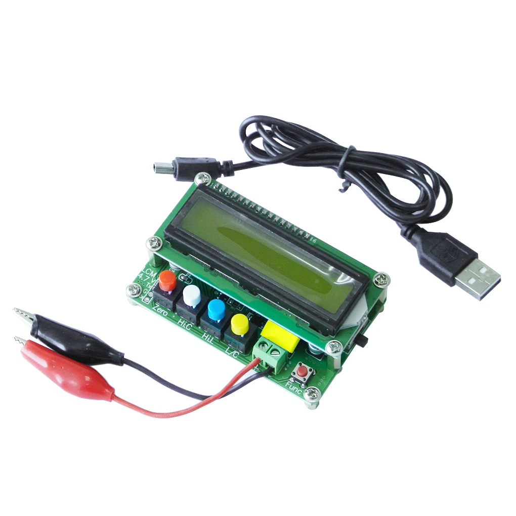 LC100-A Digital LCD High Precision Inductance Capacitance L/C Meter Capacitor Test Mini USB Interface