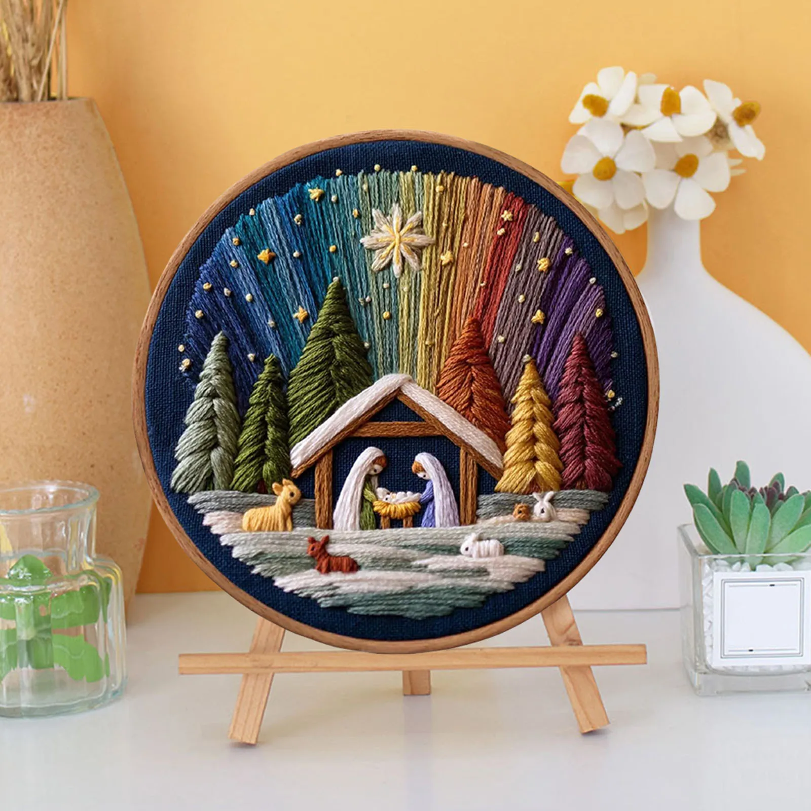 ステッチ聖書物語カウント刺繍キット手作りクロスステッチ針仕事キットクリエイティブクラフト針仕事ホームデコレーション用