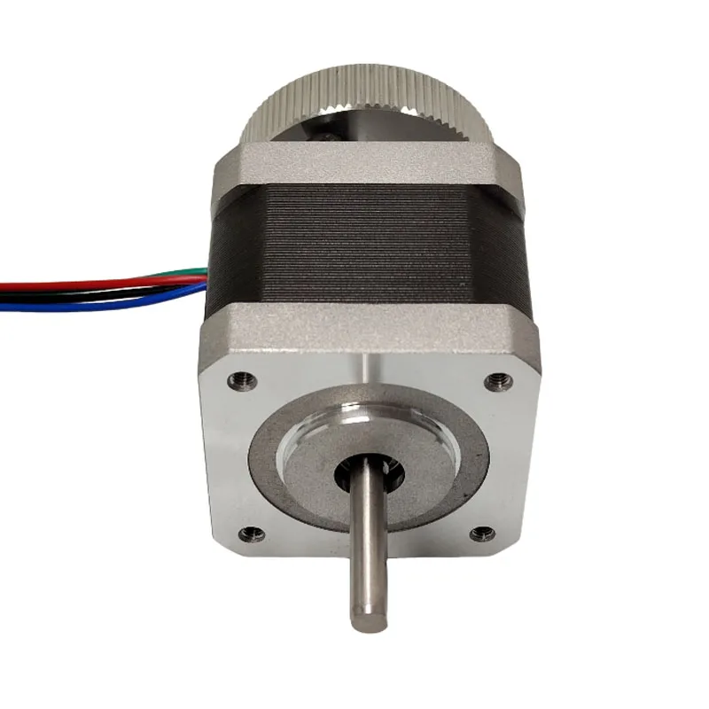 Motor de passo híbrido 2 peças 42hs4813b4 52n.cm nema 17 motor de passo com volante para impressora 3d