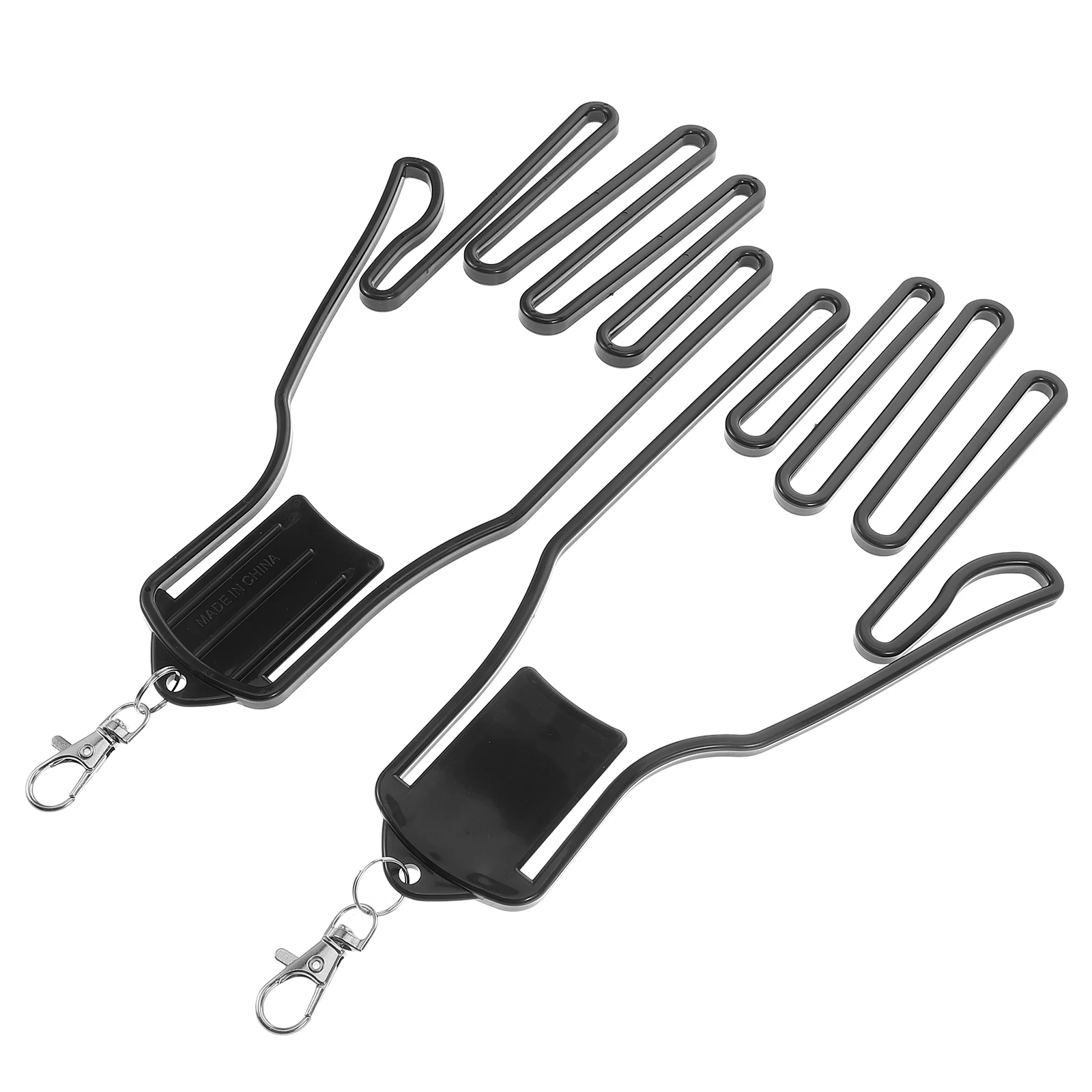 

2 Pcs Golf Glove Holder Drying Frames Gloves Baseball Protective Racks Plastic with Buckle Travel