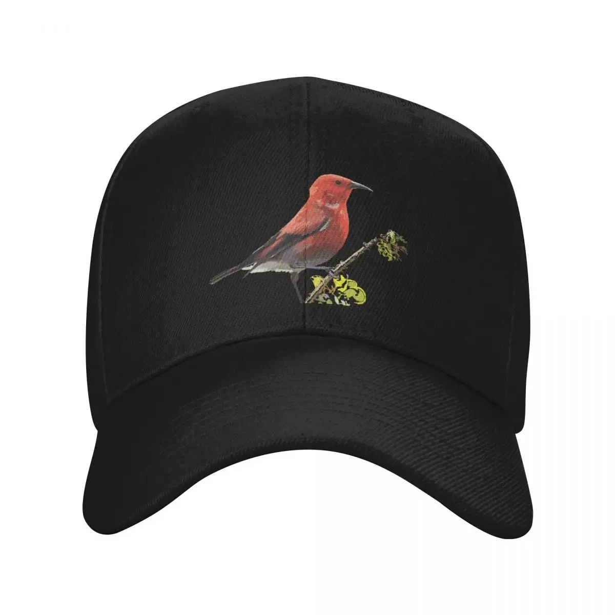 

‘Apapane, a Hawaiian Honeycreeper Baseball Cap fishing caps man Luxury Brand golf hat genuine Designer Man Women's