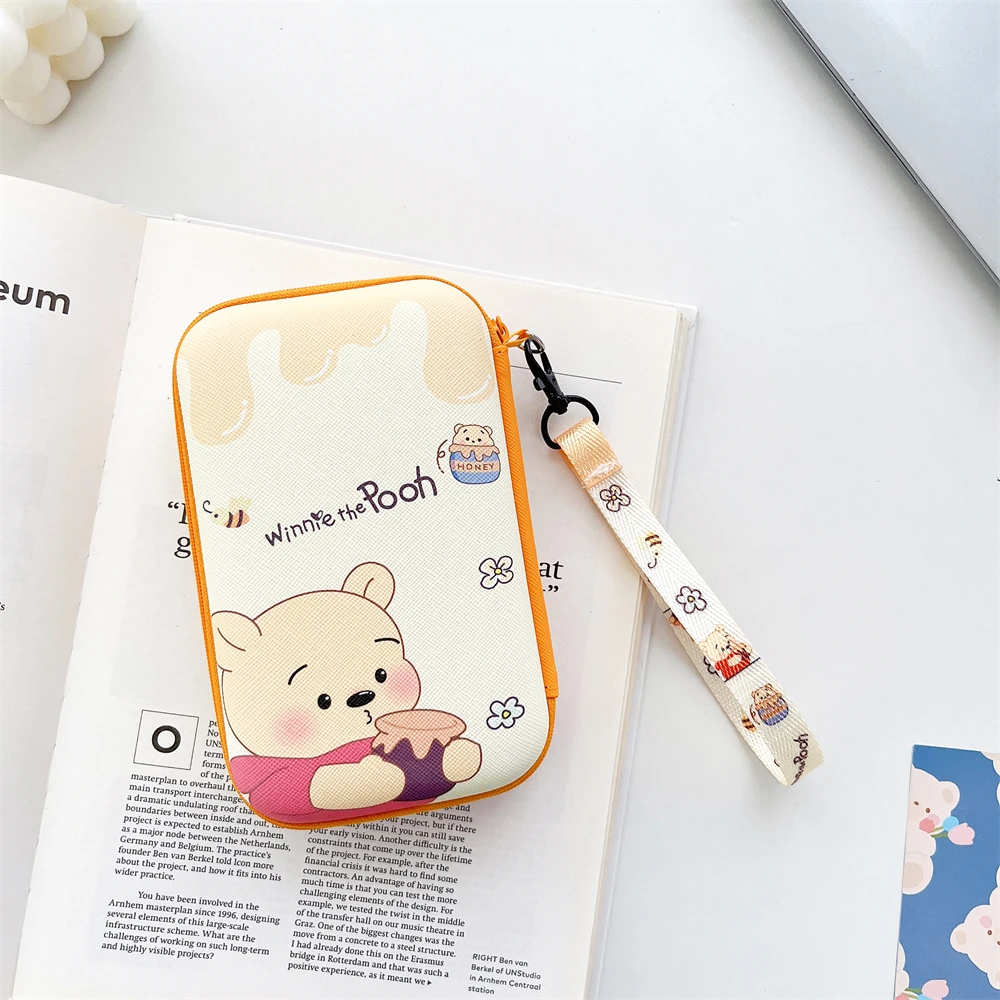 Custodia per cavo dati USB Organizer per dispositivi elettronici spina per caricabatterie per auricolari custodia portatile da viaggio Snoopy Hello