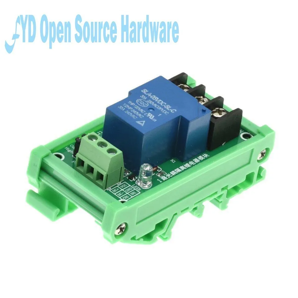 1 2 4 8 Channel Relay Module 30A With Optocoupler Isolation 5V 12V 24V Supports High And low Triger Trigger With Module Stand