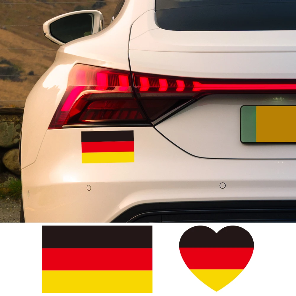 

Various Size German Germany Flags Stickers Graphics Decor Car Body Motorcycle Laptop Creative Decals Set Auto Styling Decoration