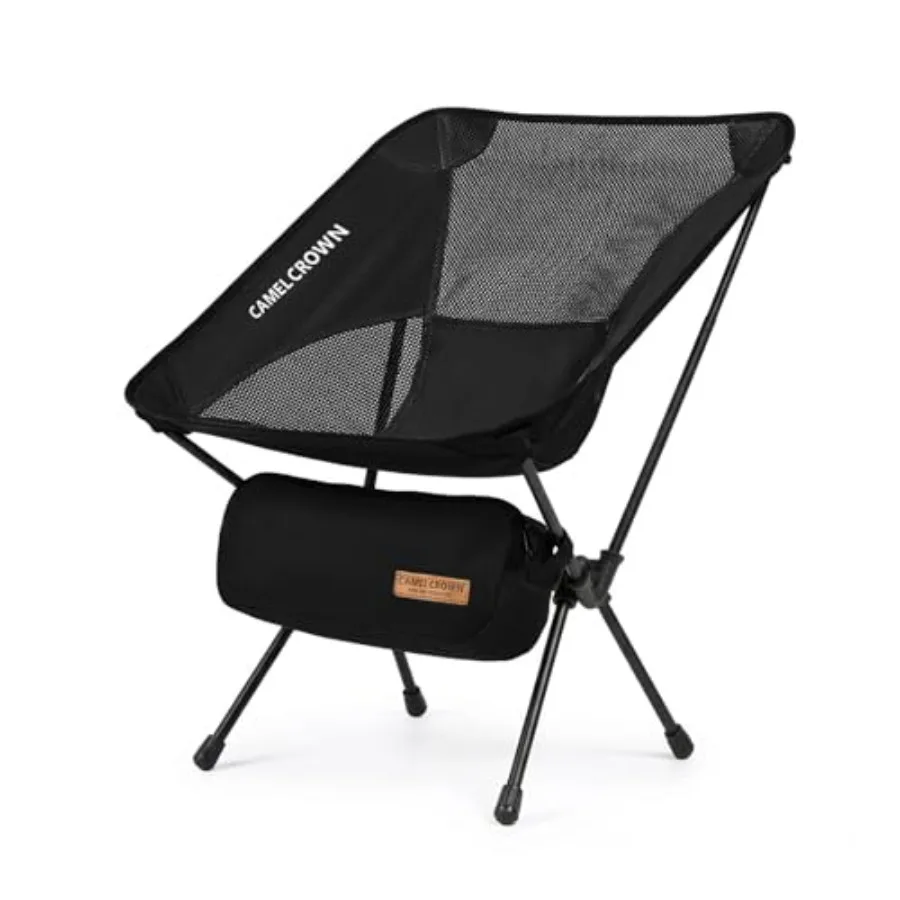 

Camping Chair Heavy Duty Backpacking Chair - Ultra-Light Folding Chair with Carry Bag, Portable Compact for Outdoor, Lawn, Hiki