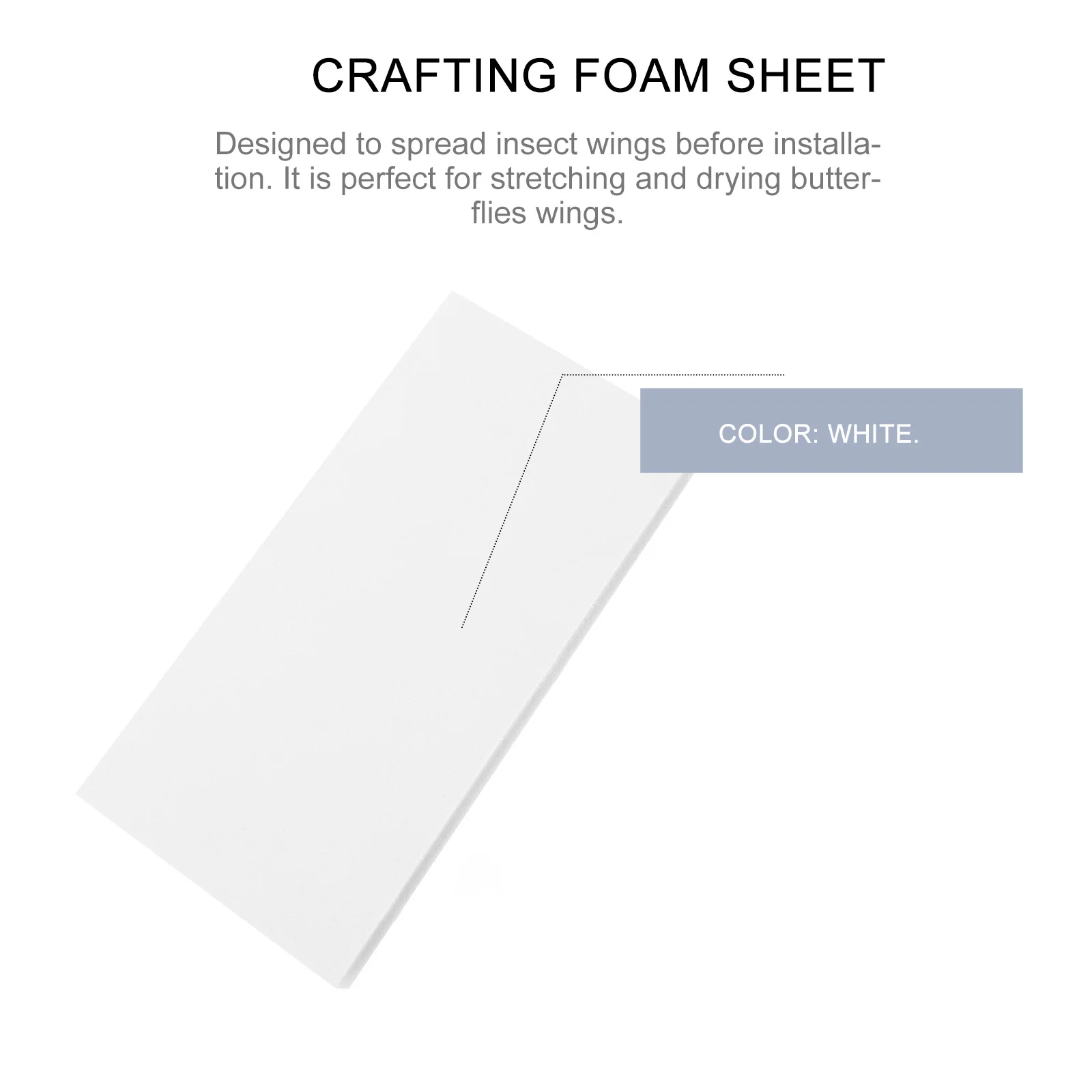

Foam Board Posture Table Elastic Mounting Plate DIY Craft Tool Stretch Dry Butterfly Wings Specimen Making Educational