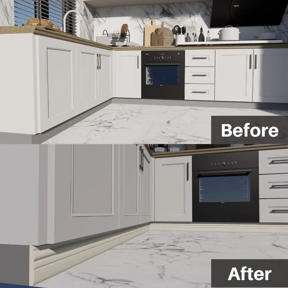 DIY سميكة جدار اللوح الذاتي لاصق المضادة للتصادم صب تقليم لينة مرنة التفاف خط ديكور المنزل