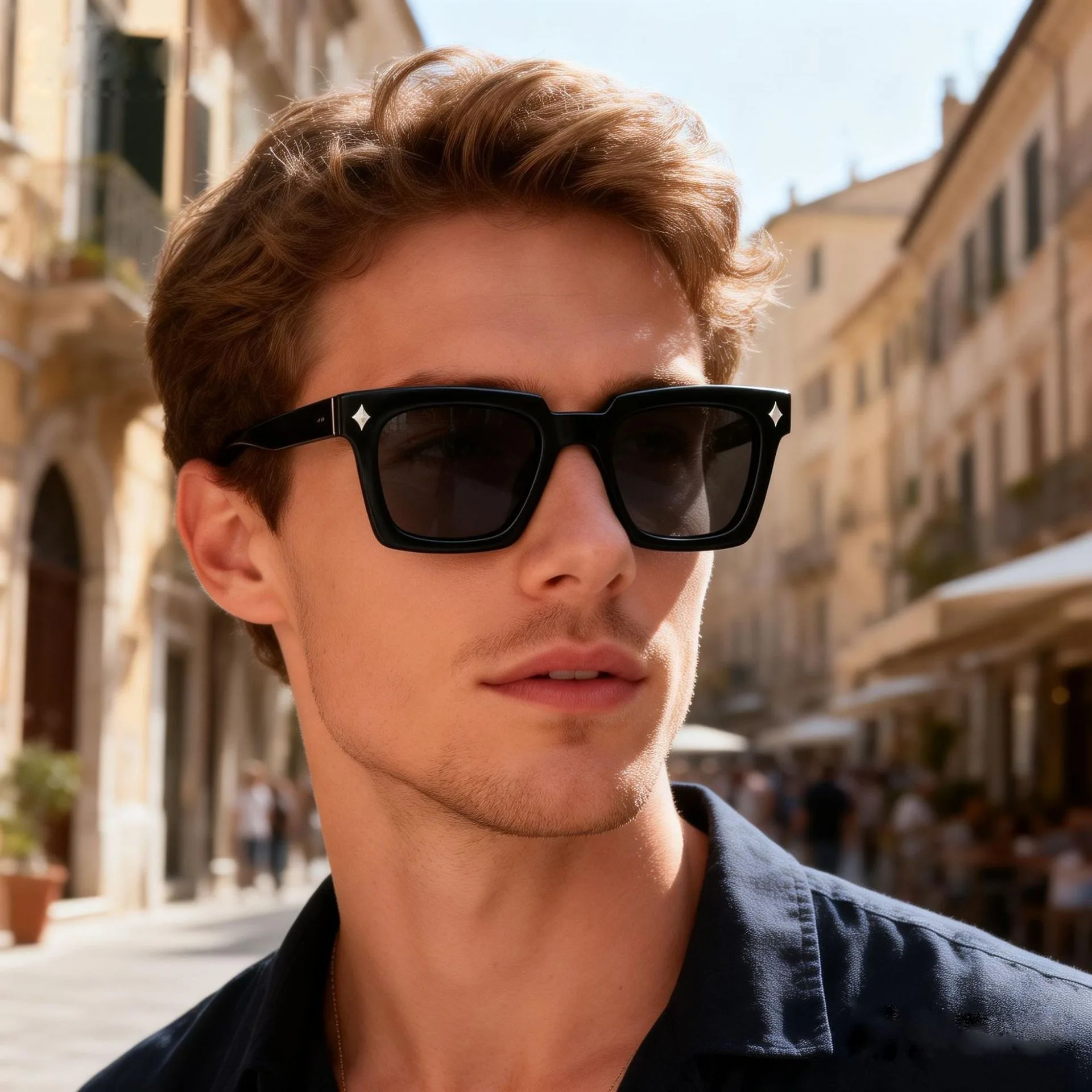 

Square Sunglasses For Man Modern Style Stylish Classical Acetate Sun Glasses Polarized Lenses Woman Handmade Sunglasses UV400