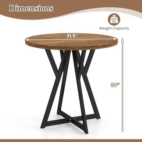 Small Dining Table, 31.5