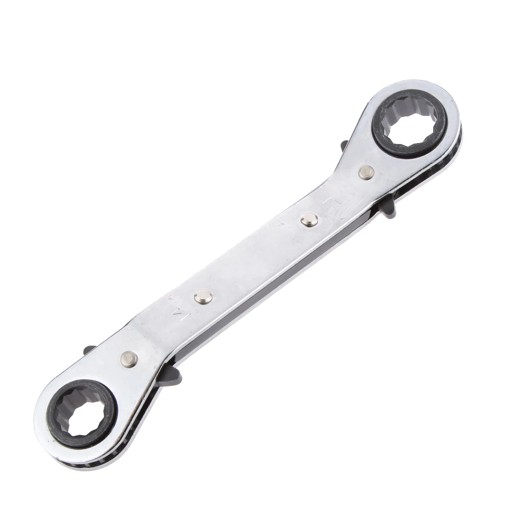 Set di adattatori per chiavi a cricchetto Strumento in acciaio metrico argento Chiave offset Utensili meccanici per riparazioni di officine auto