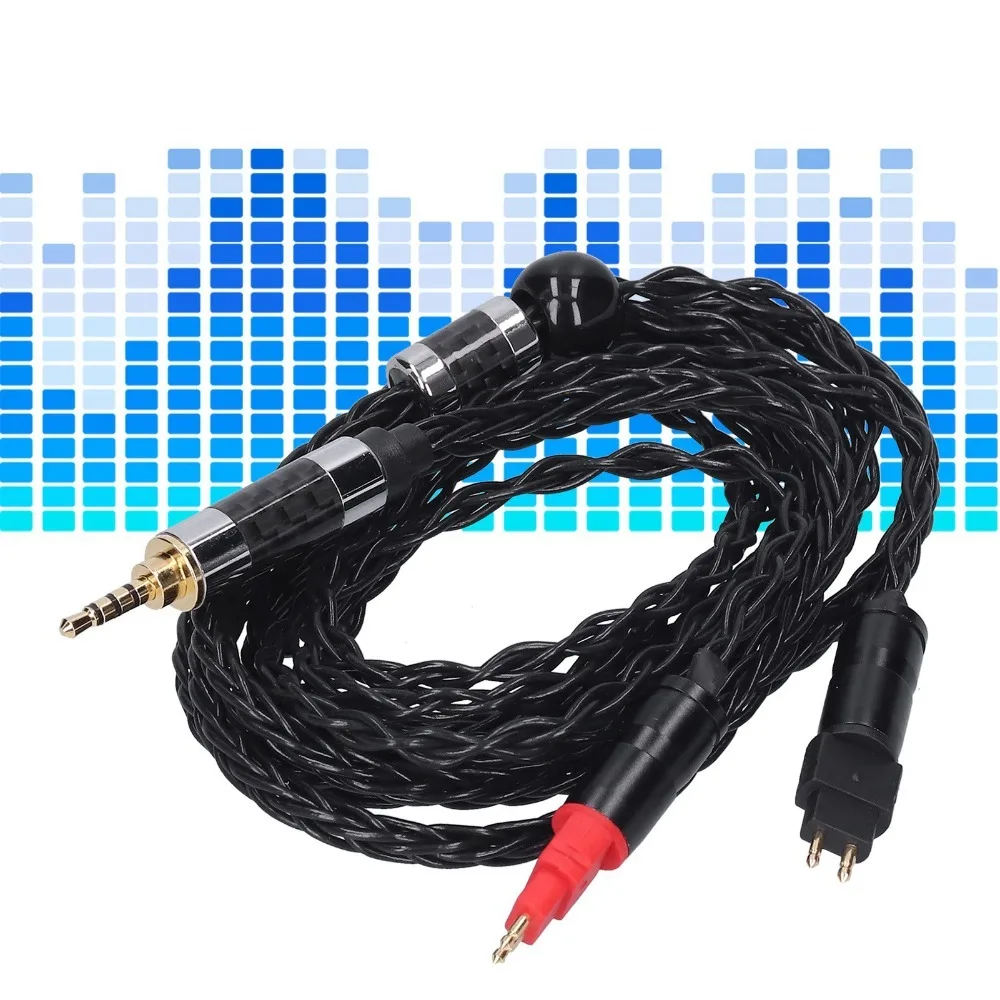 

8 Core Balanced Double Needle Audio Cable Replacement Headphone Cord for Sennheiser HD600/ HD580/ HD650/ HD660s