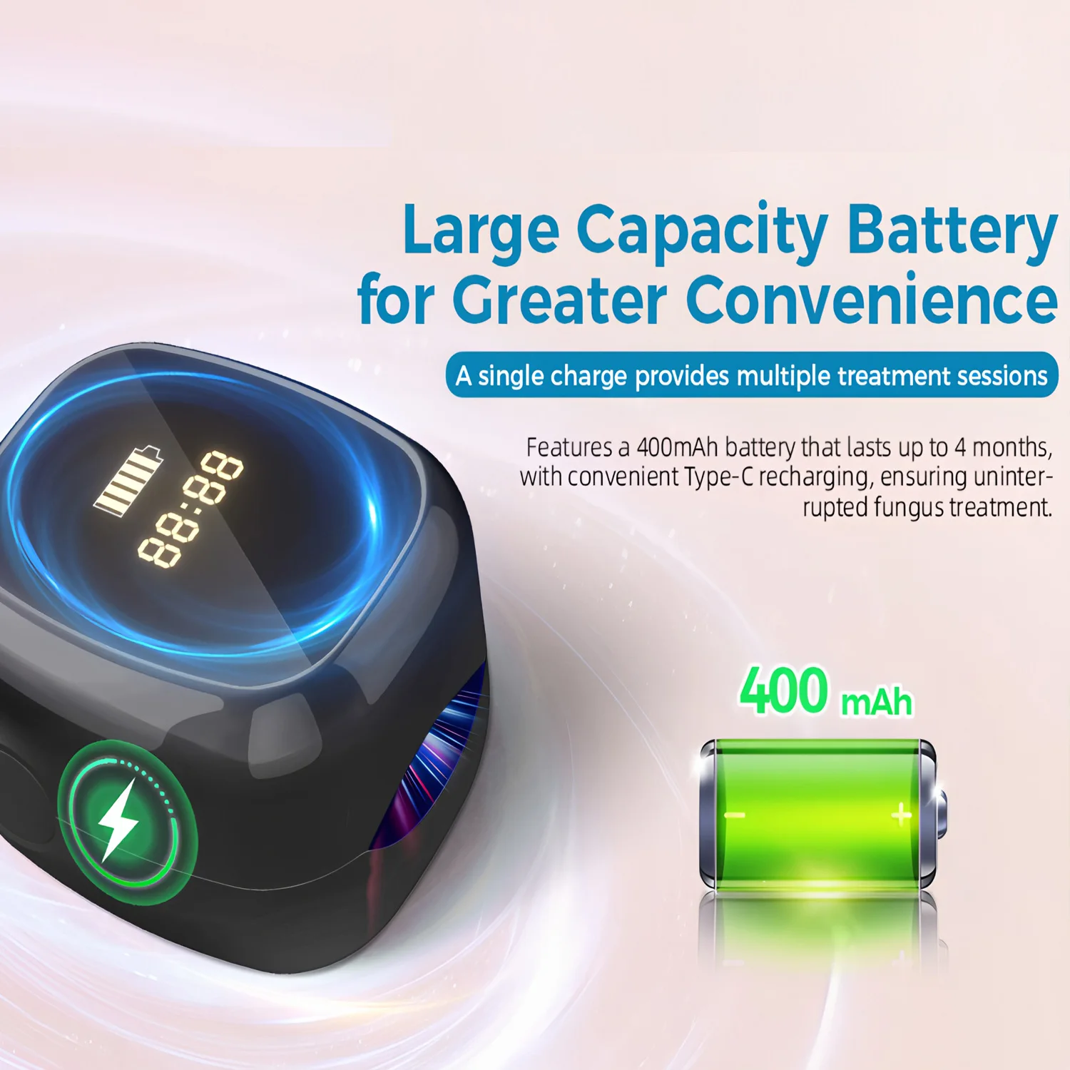 جهاز ليزر للأظافر الفطرية إصلاح أظافر القدم علاج أظافر مضاد لعدوى الفطريات الداحس فطار أظافر نام #3