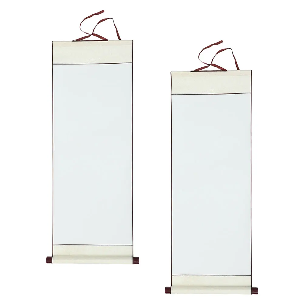 2pcs Calligraphy Scroll Rice Paper For Chinese Brush Painting Durable Art Scroll Writing Paper Premium Material Suitable For