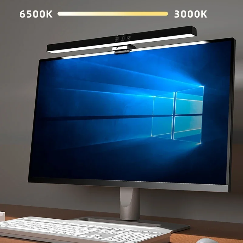 RGB أضواء بار لمراقبة الكمبيوتر ، ستبليس يعتم شاشة معلقة الخفيفة ، USB الخلفية ، شريط شاشة القراءة الخفيفة