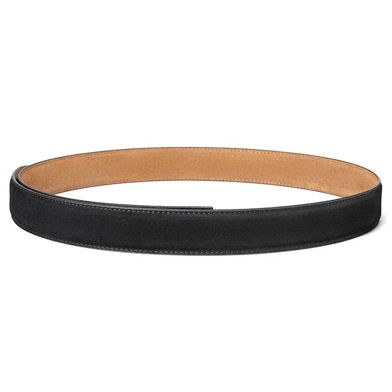 Men's Suede Leather Automatic Buckle Belt, Adjustable