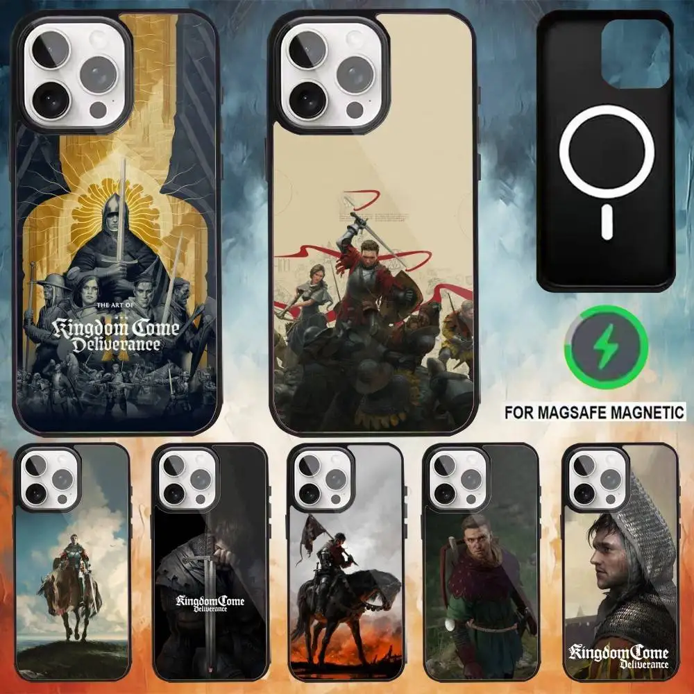 

KCD K-Kingdom Come Deliverance Phone Case For iPhone17,16,15,14,13,12,11 Plus,Pro Max Magnetic Magsafe Wireless Charging