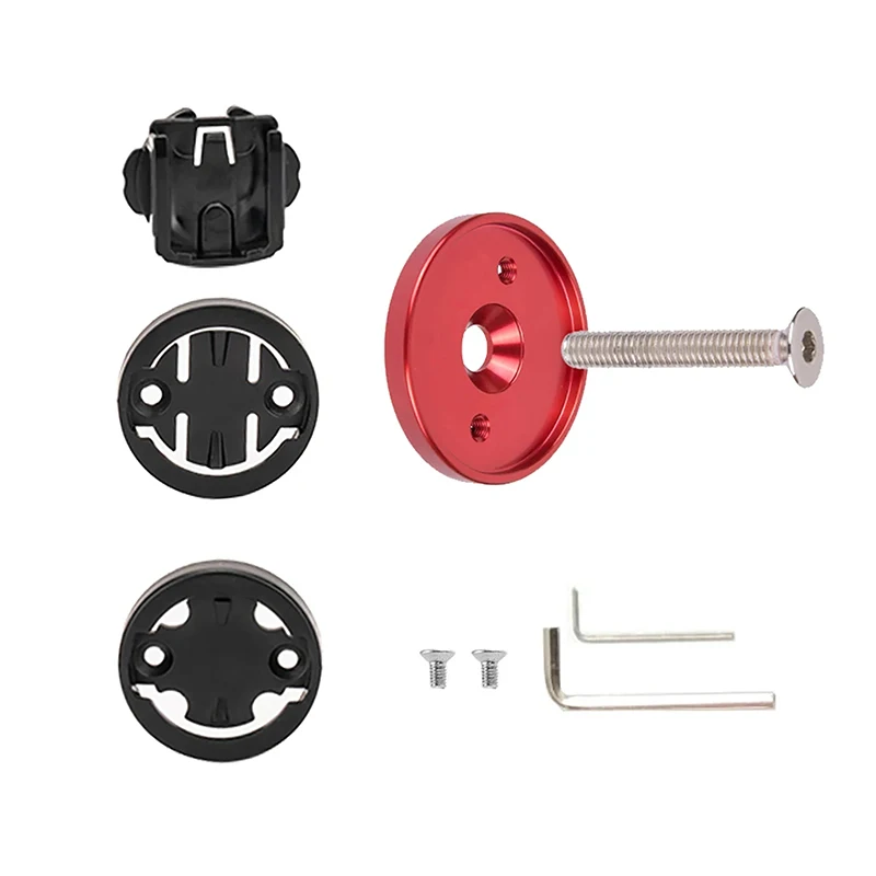 Bicycle Computer Holder Bike Stopwatch GPS Mount Stem Top Cap Computer Holder Phone Holder For Garmin Bryton Cateye Parts image 6