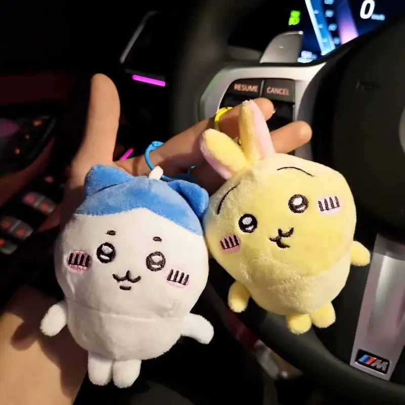 Kawaii Chiikawa Cartoon Cute Plush Doll Ornaments Car Keychains Pendants Bags Accessories Gifts for Friends Toys for Girls