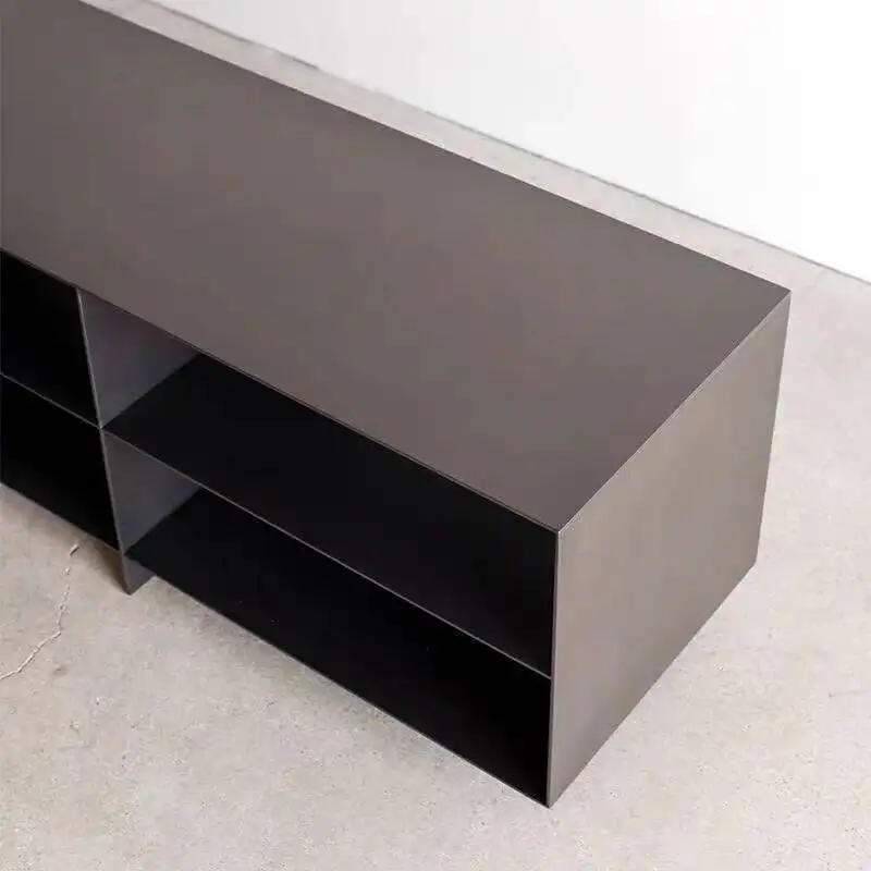 Italian Unique Tv Stand Minimalist Modern Metal Legs Glam Tv Stand Simple Industrial Mueble Para Televisor Room Furniture image 3