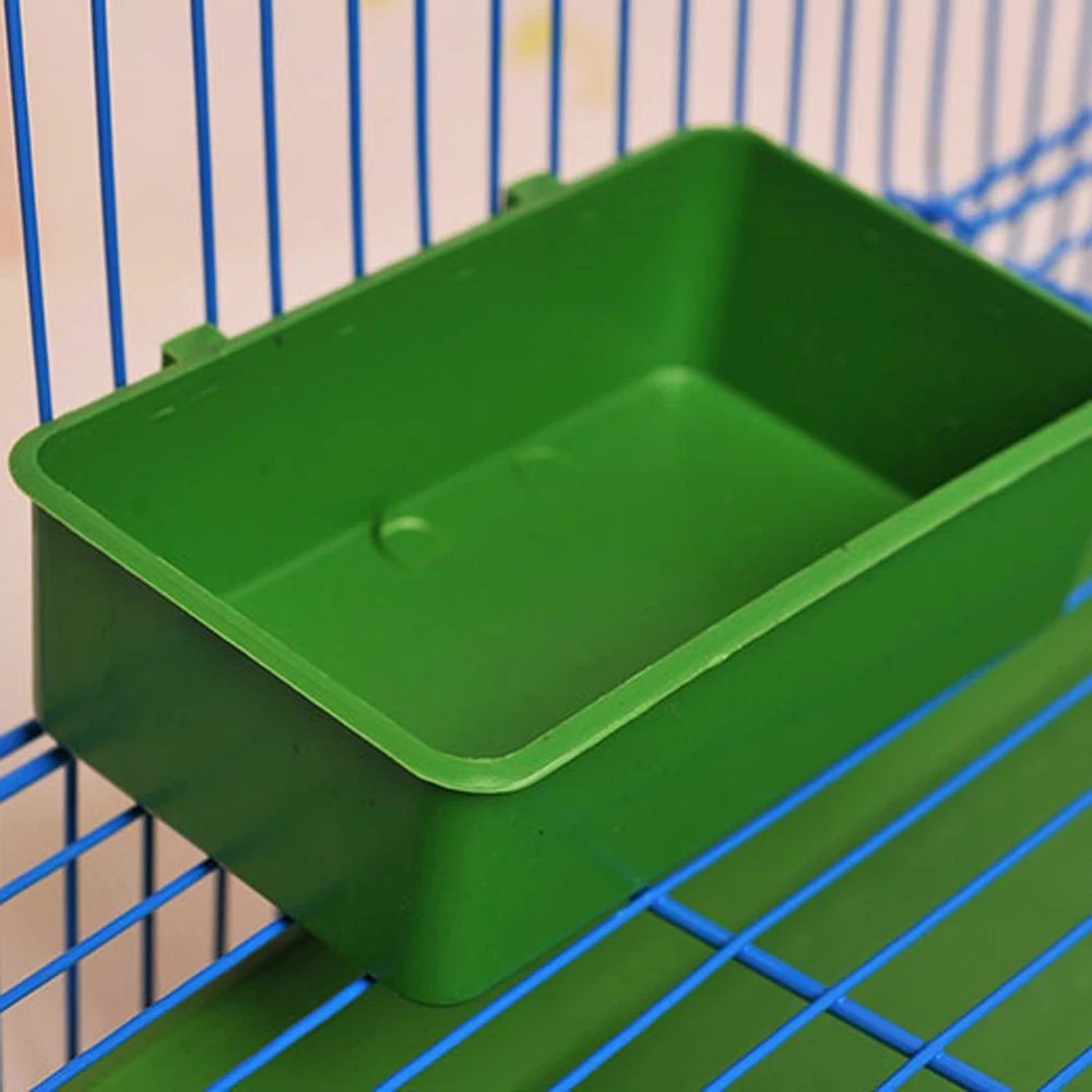 Multifunction Bird Food Tray Parrot Bathtub Animal Cage Standing Wash Shower Box Bird Toys Pet Bird Cleaning Products