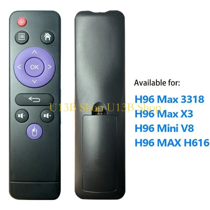 U13B Leichtes Gewicht Schwarz IR Fernbedienungssteuerung für H96 RK3318 -Set Top Box