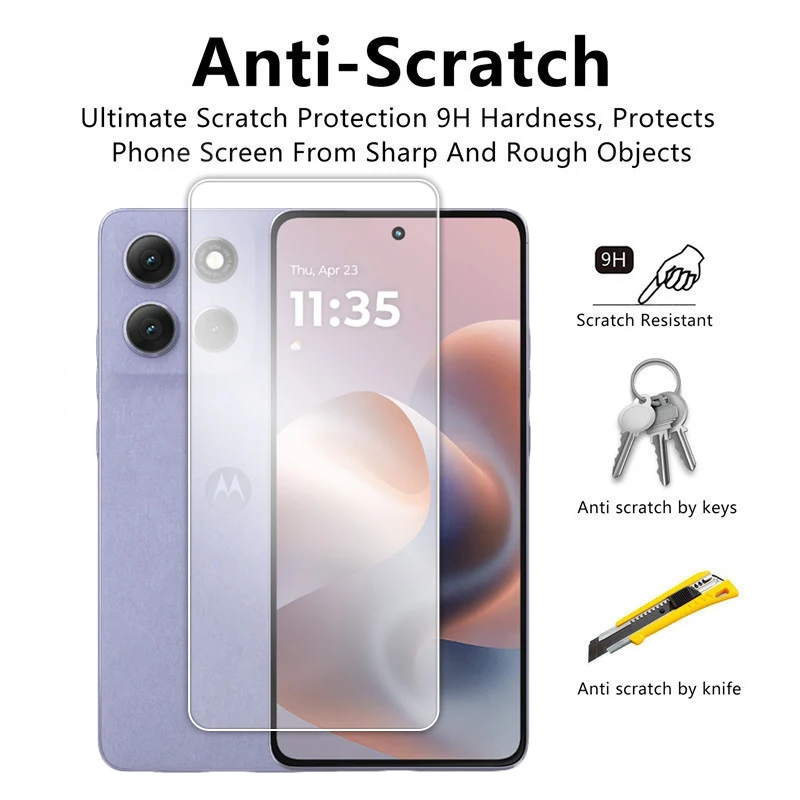 Für Motorola Moto G86 Glas Für Moto G56 G86 Power 5G Gehärtetem Glas Transparent HD Screen Protector Für Motorola moto G86 Film – Detail 5