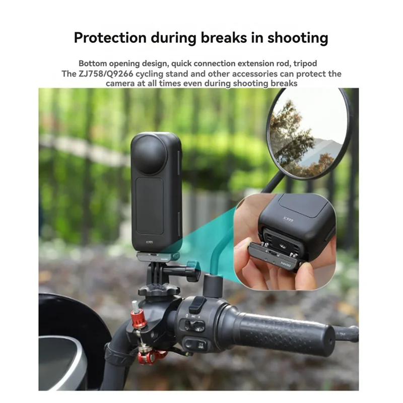 GROCE-For Insta360 X5 Protective Case Cover Lens Screen For Insta360 X4 Protective Case Anti-Drop Shell Dustproof Accessories