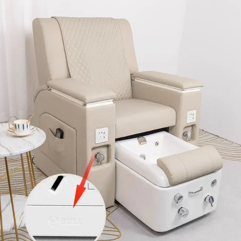 L Nail Beauty Sofa Foot Chair Eyelash Massage Sofa Beauty Salon Eyebrow Tattoo Bed Pedicure Sofa