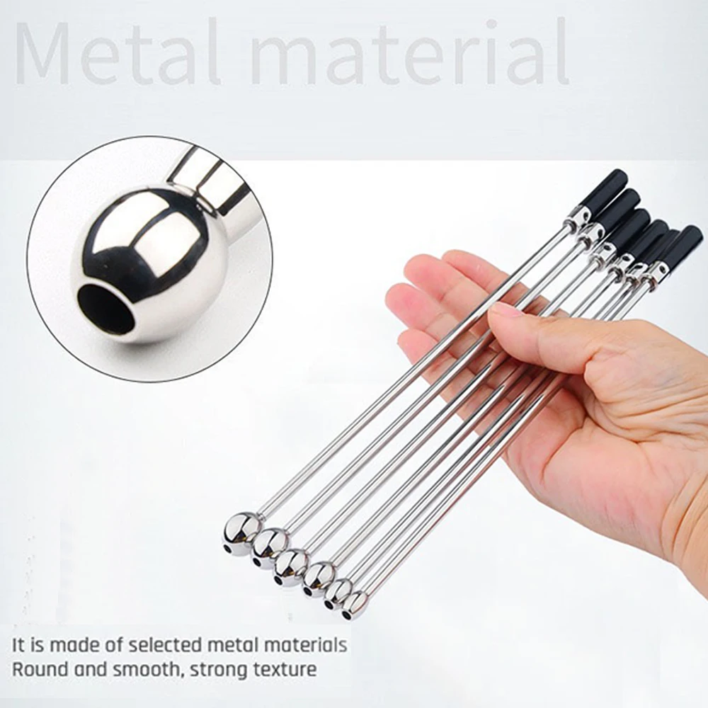 Hollow Penis Plug Stainless Steel Penis Insertion Urethra Sound Dilator New Electric Shock Urethral Catheter Sex Toys For Men 18