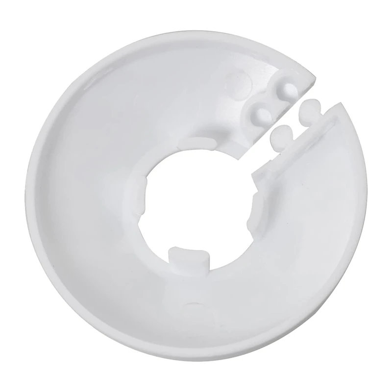 Cubierta de tubería blanca para decoración de pared, radiador embellecedor de tubería de drenaje, 1/2 pulgadas, 16Mm, 20 unidades