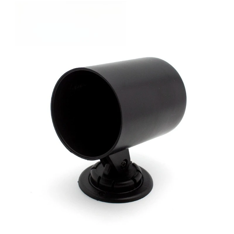 For 52Mm Car Modified General Instrument Frame, Two-hole/three-hole Instrument Cover, Single-hole Black Carbon Pattern Triple