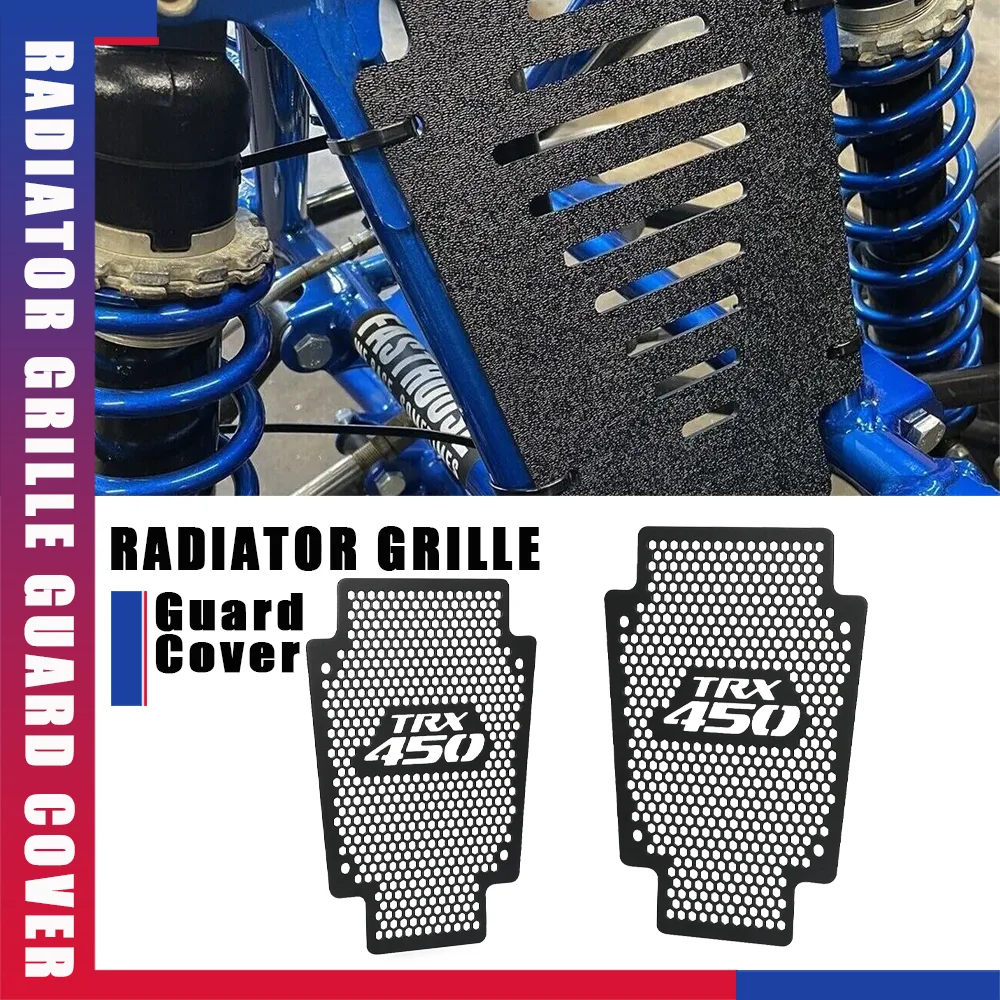 

Motorcycles Cooler Radiator Stabilizer Roost Guard Protection Radiator Guard For Honda TRX450R 2004 2005 2006 2007 2008 TRX450ER