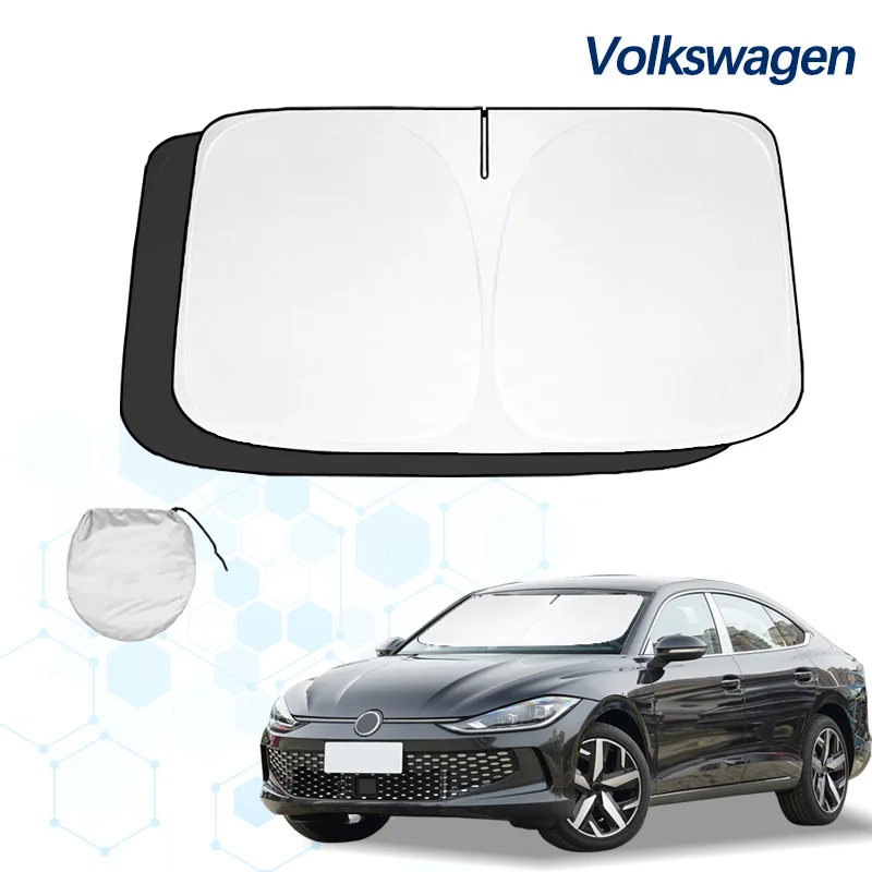 Windshield Sun Shade For VW Volkswagen Lamandol Sunshade Sun Visor Protector Foldable Blocks UV Rays Keep Car Cooler