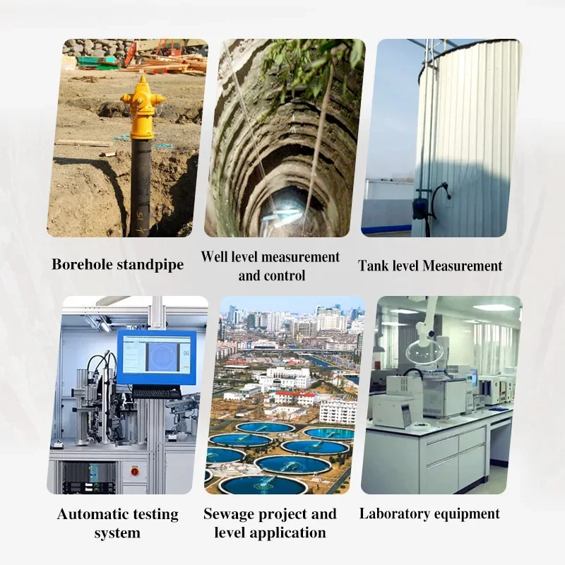 OEM Piezo-resistive Silicon Pressure Level Sensor Model L707E Macsensor for Borehole Level Measurement 0.5%F.S Accuracy