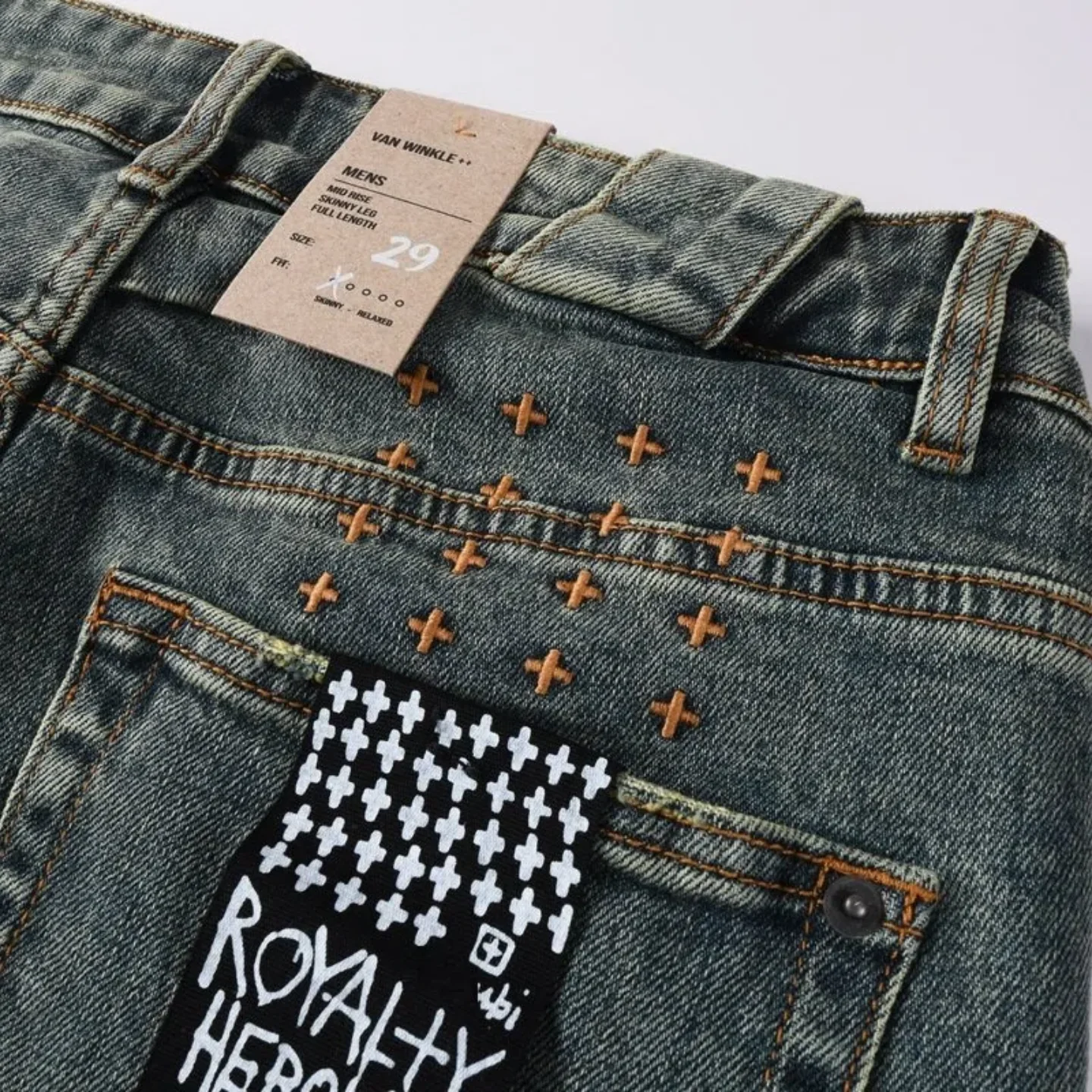 شورت دينم صيفي راقي مع زر بلاكيت سروال مستقيم مطرز بنمط مقاوم للبهتان وقابل للغسل كاجوال مناسب تمامًا #5