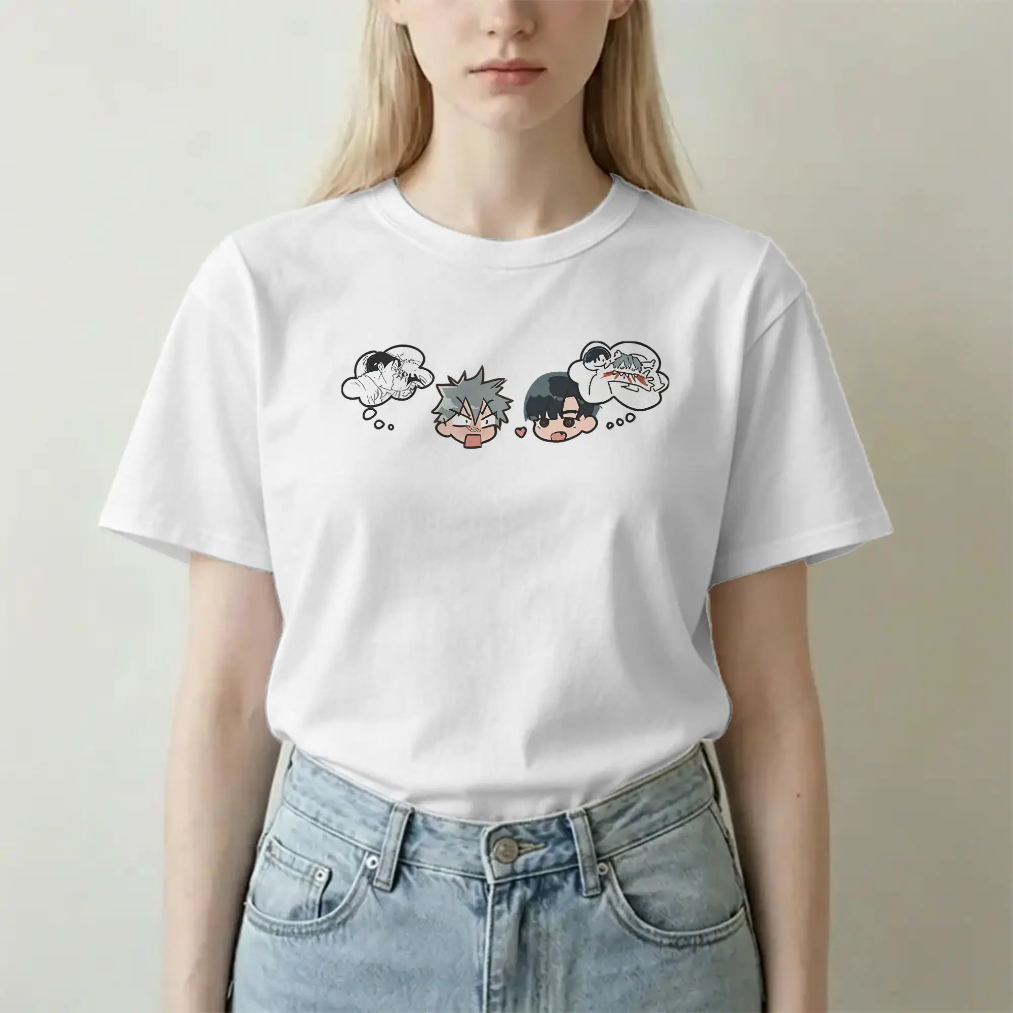 IvanTill Alien Stage Meme Anime Men Women T Shirt  Novelty Tees Short Sleeve Crew Neck T-Shirts Pure Cotton Party Clothing