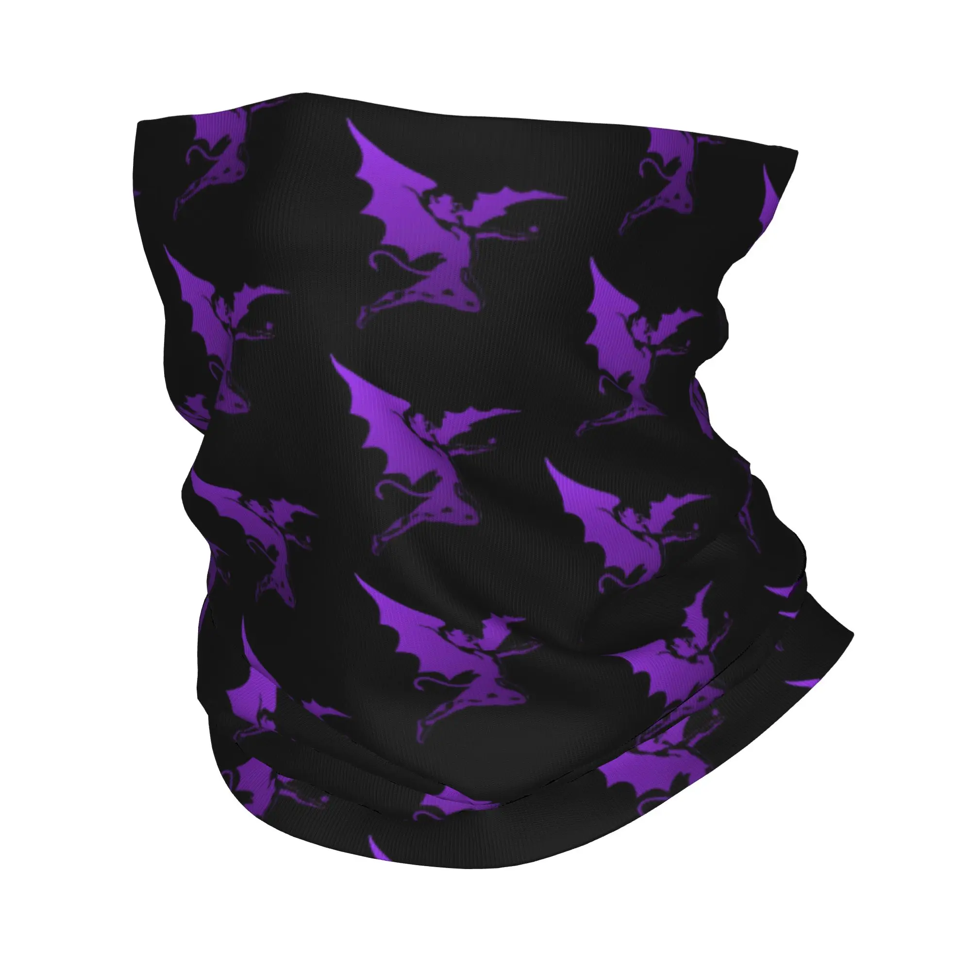 Custom S-Sabbathed Heavy Metal Bandana Winter Neck Warmer Men Windproof Wrap Face Scarf for Hiking Rock Band  Gaiter Headband