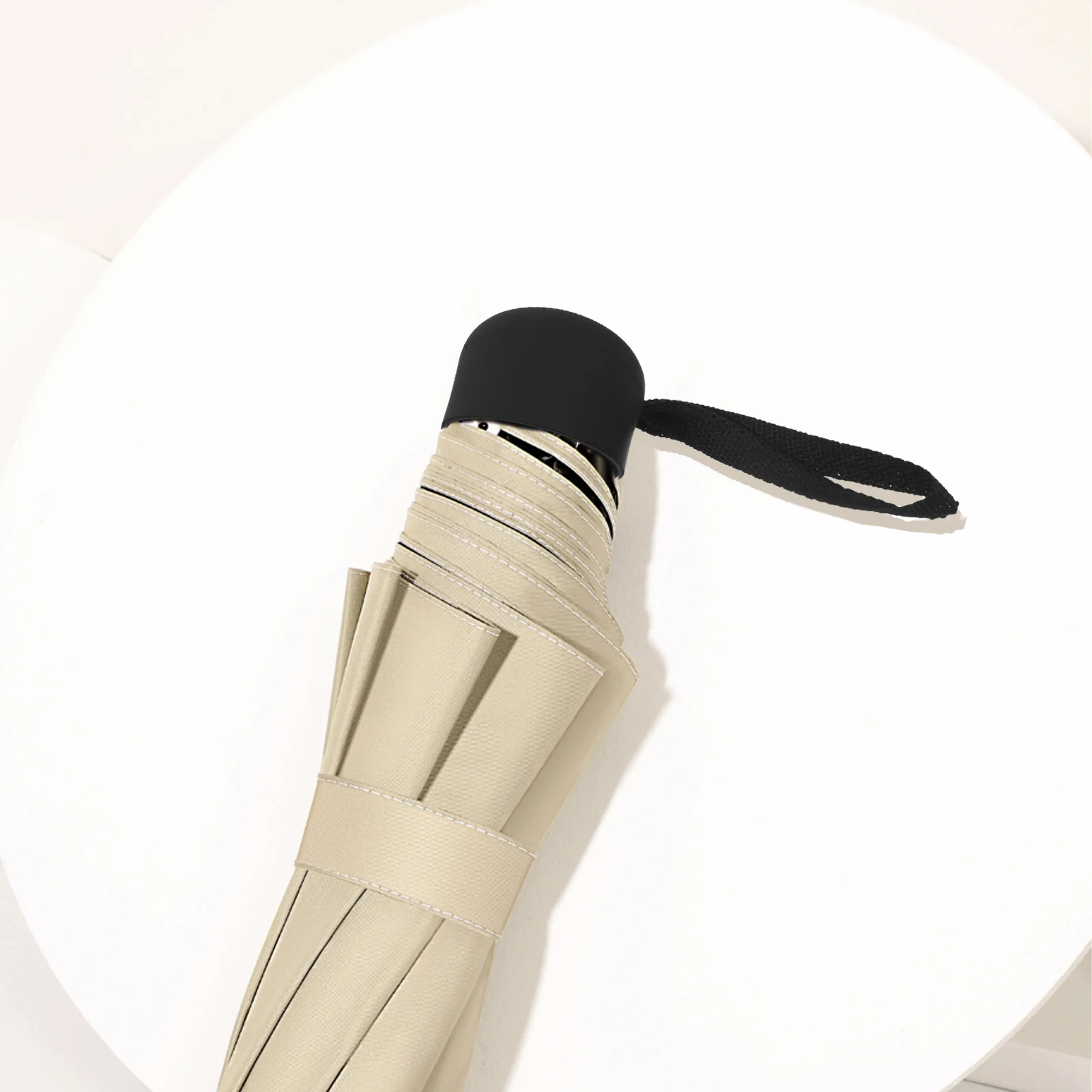 

15mm Umbrella Handle Replacement Plastic Grip for Rain UV Folding Umbrellas Sturdy Anti-Slip 1.5cm Threaded Easy Install Outdoor