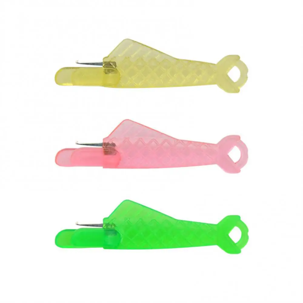 3/5/10Pcs Auto Needle Threader Fish Type Sewing Tools Green Punch Needle Hand Machine Sewing Thread Device Accessories