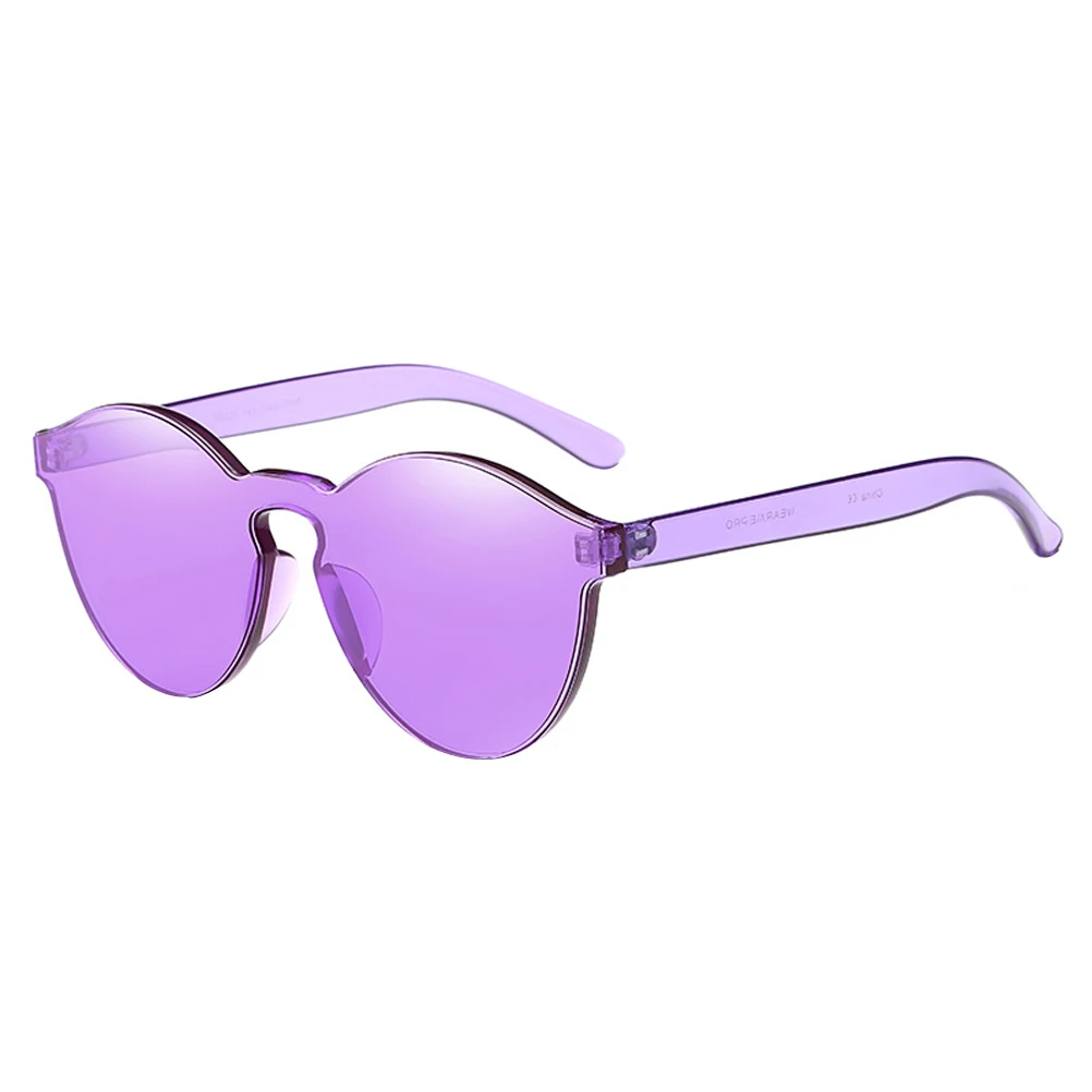 

Rimless Sunglasses Fashionable Frameless Glasses Soft Nose Pads UV400 Protection Driving Party Shopping Travel Outdoor