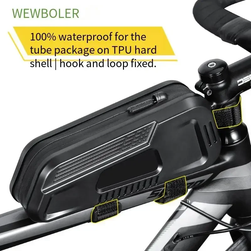 

AeroShield Top Tube Bag - TPU Hard Shell with Fully Waterproof Construction