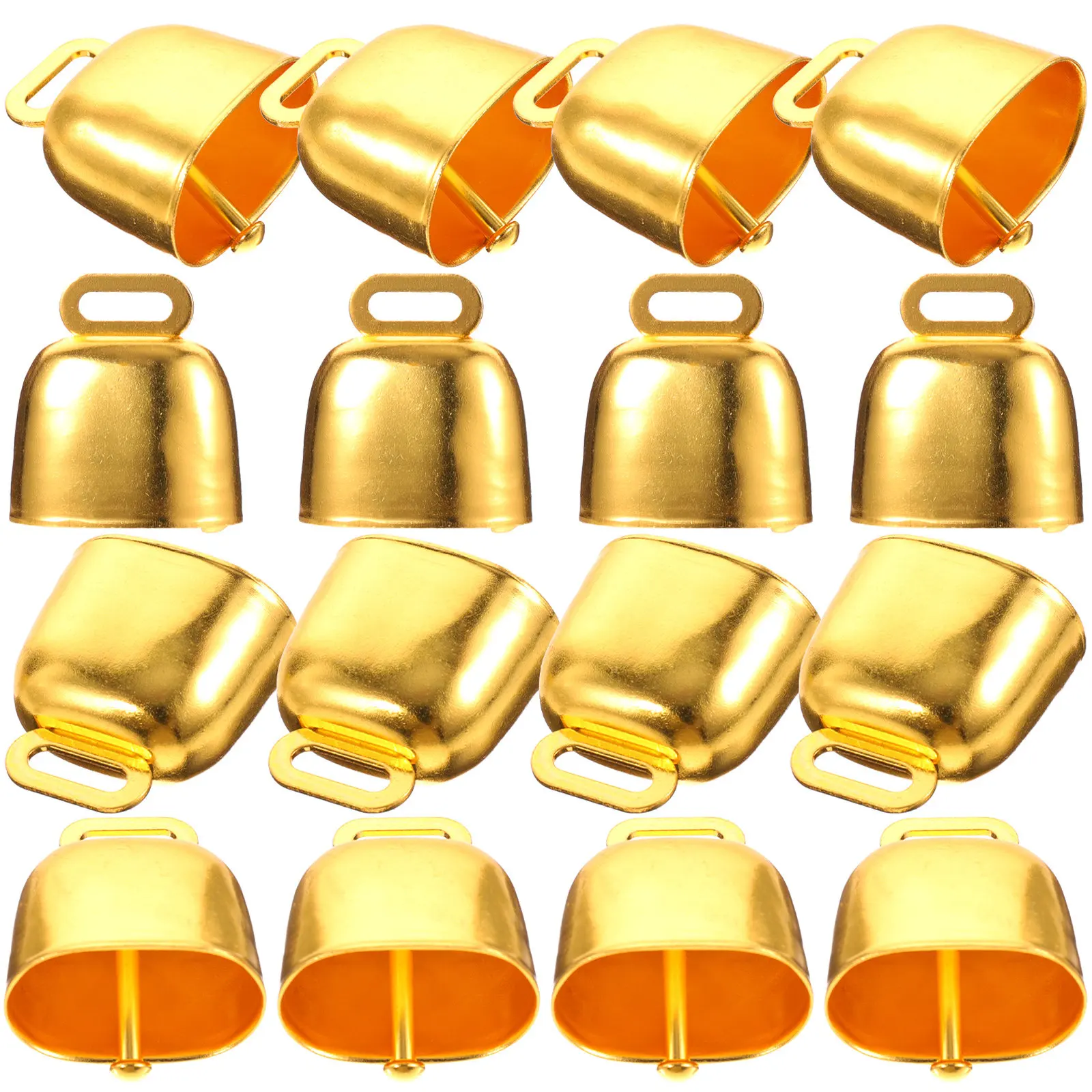 

20Pcs Metal Cattle Bells Vintage Cow Bell Pendants Livestock Supplies Farm Animal Loud Bells Hanging Ornaments Christmas