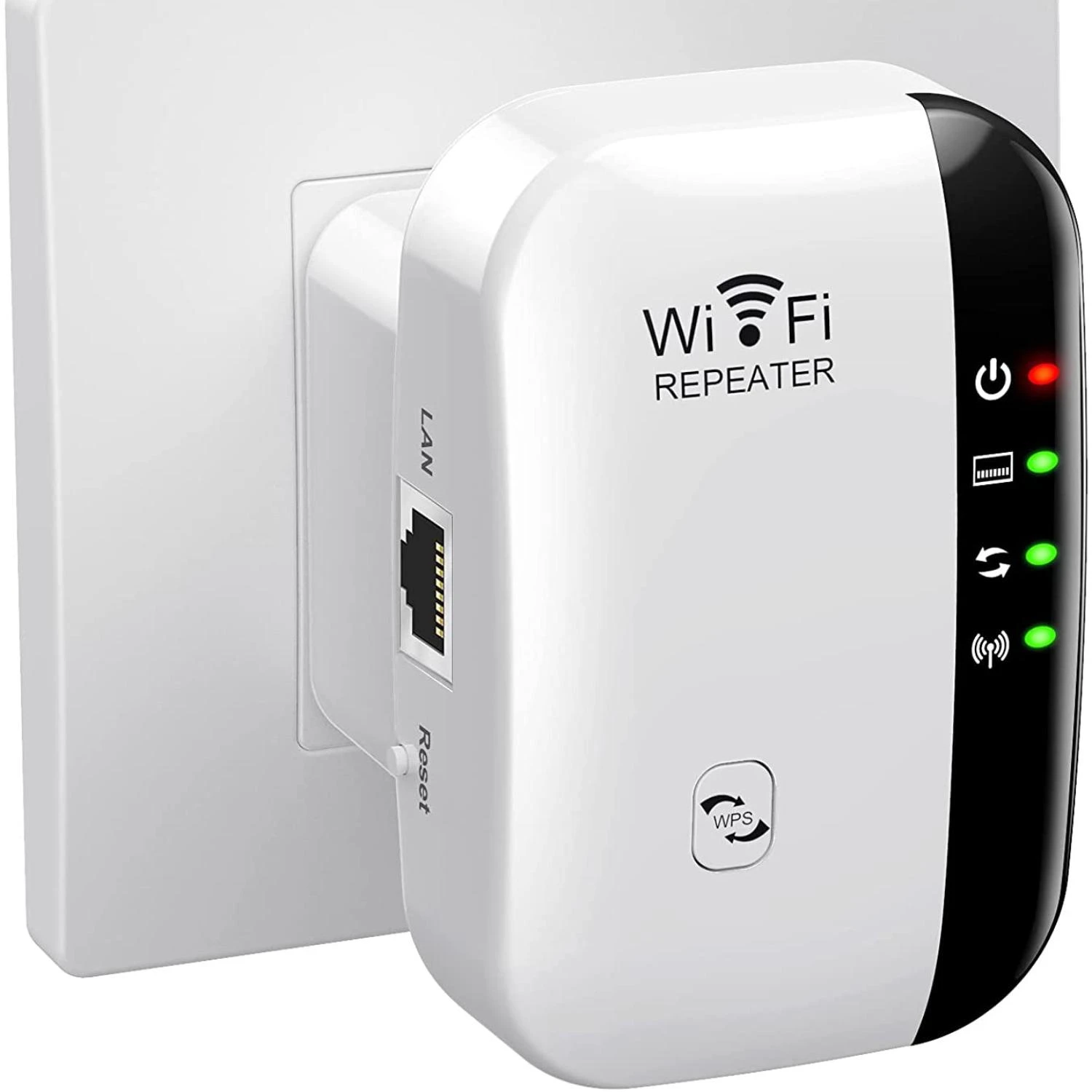 300Mbps Wireless WiFi Repeater, Extender Router, Wi-Fi Signal Amplifier Long Range Network Card Adapter USB Repeater, Multi-User